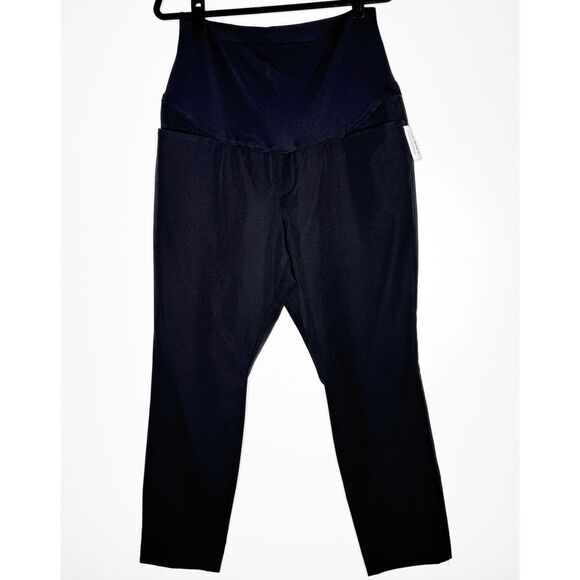 NEW Old Navy Maternity Full-Panel Pixie Ankle Pants Women's Size 16 - Picture 1 of 10